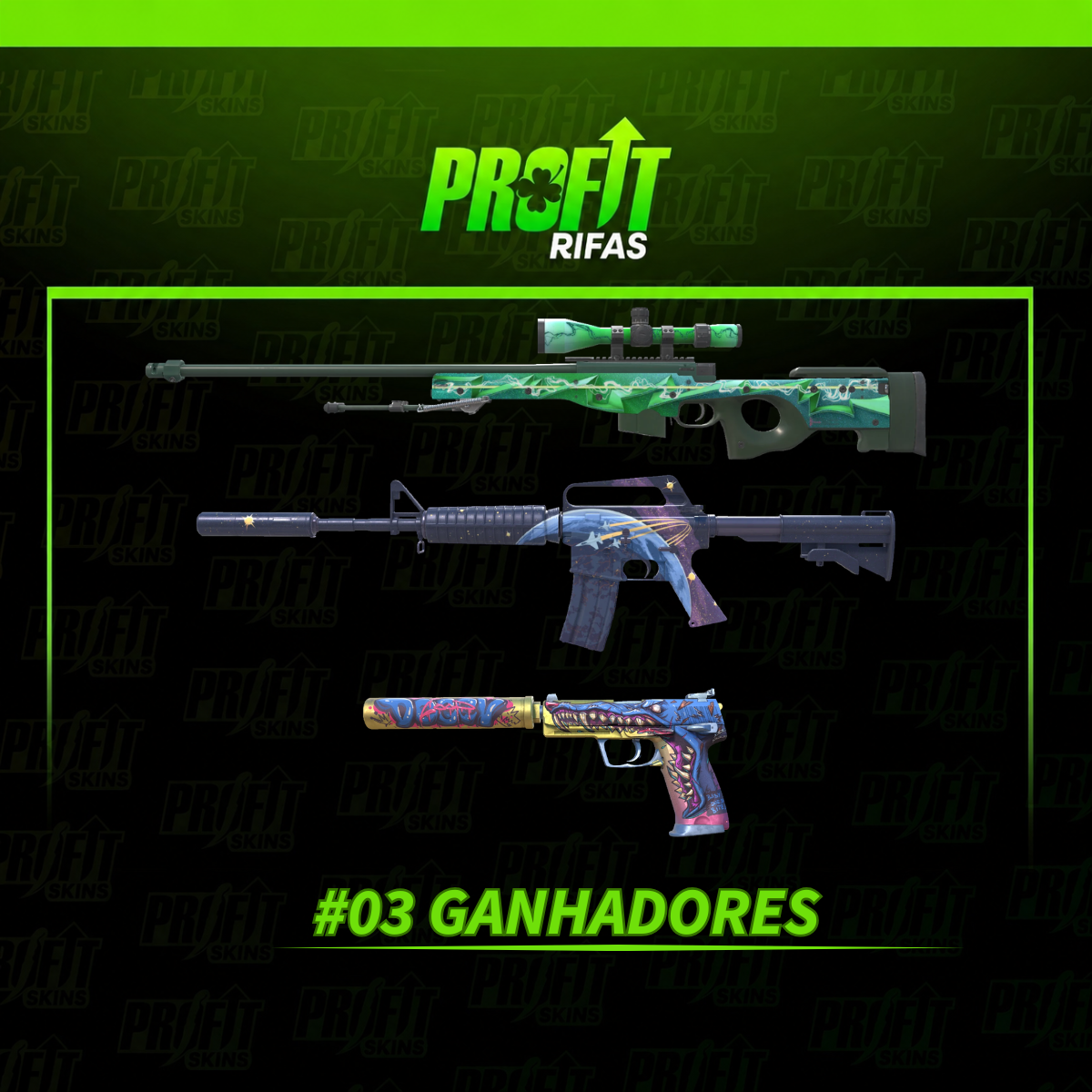 #03 GANHADORES 🥳